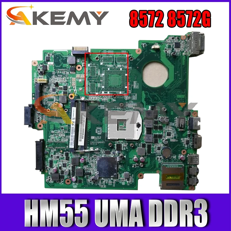AKEMY Laptop Motherboard For Acer TravelMate 8572 8572G MBTZT06001 DAZR9HMB8A0 HM55 UMA DDR3 Main board full tested
AKEMY Laptop Motherboard For Acer TravelMate 8572 8572G MBTZT06001 DAZR9HMB8A0 HM55 UMA DDR3 Main board full tested
