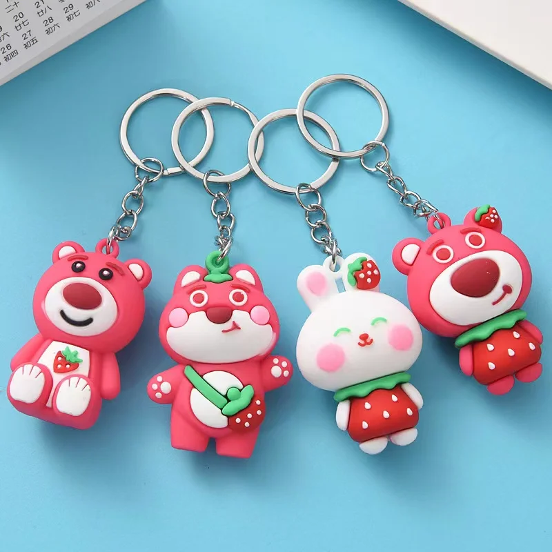 8Pcs/Lot Cartoon Cute Three Dimensional Doll Keychain PVC Soft Glue Rabbit Bear Schoolgirl Bag Pendant Jewelry Gift
8Pcs/Lot Cartoon Cute Three Dimensional Doll Keychain PVC Soft Glue Rabbit Bear Schoolgirl Bag Pendant Jewelry Gift