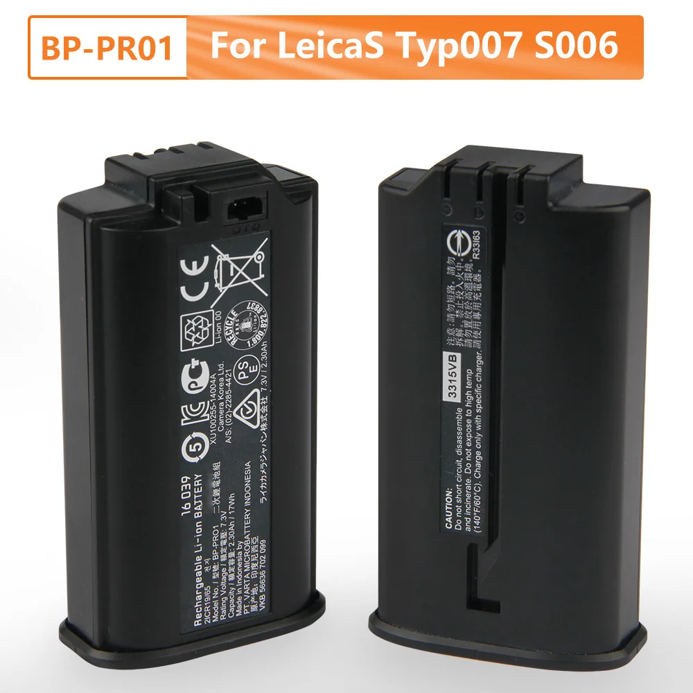 7.3V Replacement Battery BP-PR01 For Leica LeicaS Typ007 S006 S007 16039 17Wh Rechargable Battery 2.30Ah
7.3V Replacement Battery BP-PR01 For Leica LeicaS Typ007 S006 S007 16039 17Wh Rechargable Battery 2.30Ah