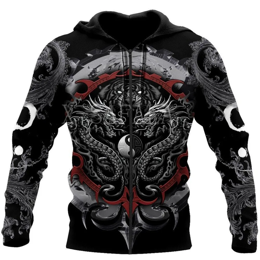 Dragon Tiger Yin And Yang 3D Print Hoodie Man Women Harajuku Outwear Zipper Pullover Sweatshirt Casual Unisex Jacket Tracksuit 
Dragon Tiger Yin And Yang 3D Print Hoodie Man Women Harajuku Outwear Zipper Pullover Sweatshirt Casual Unisex Jacket Tracksuit