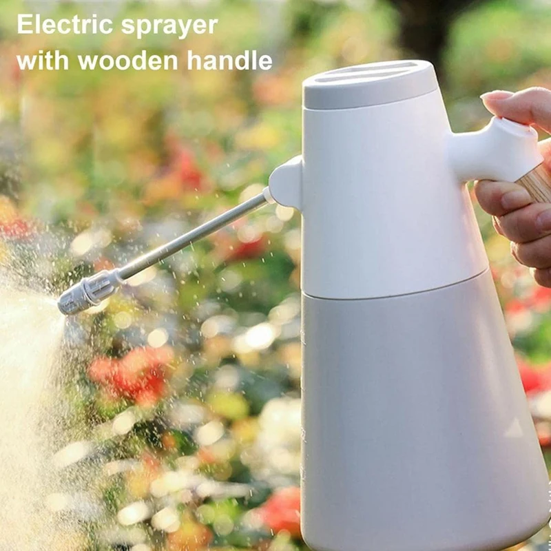 1400ML Electric Plant Watering Can Automatic Water Sprayer Electric Watering Can With Wooden Handle/Adjustable Nozzle
1400ML Electric Plant Watering Can Automatic Water Sprayer Electric Watering Can With Wooden Handle/Adjustable Nozzle