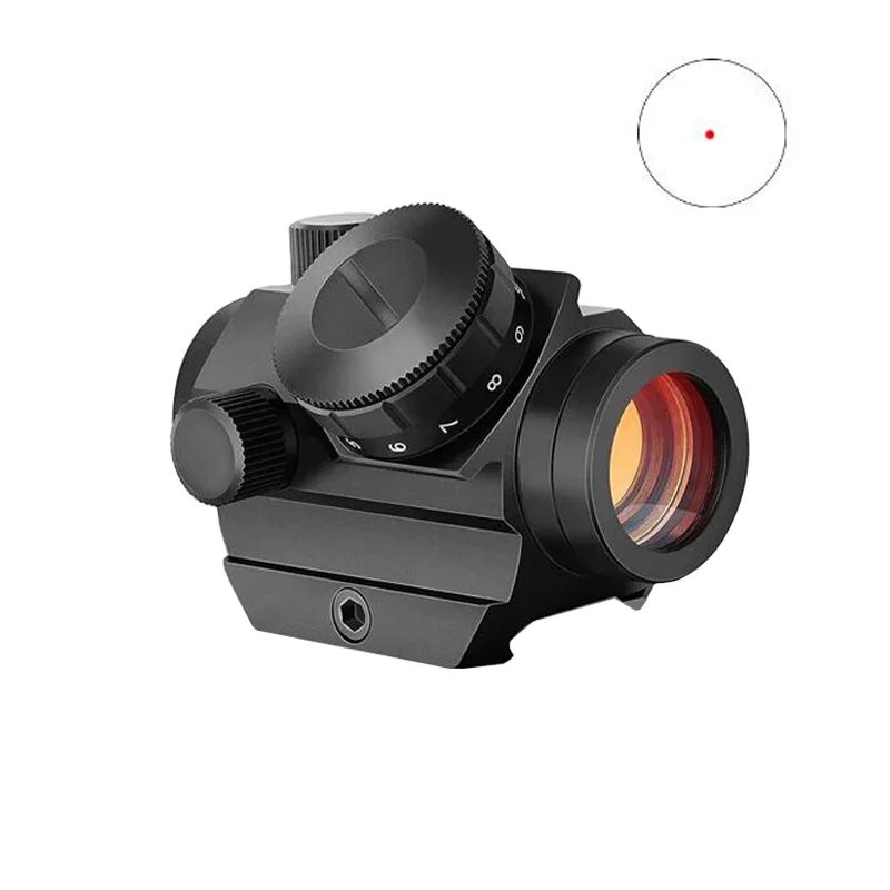 

Tactical Red Dot Sight 1x20mm Reflex Sight 3 MOA Hunting Airsoft Scope Red Illuminated Collimator With Picatinny Weaver Mount