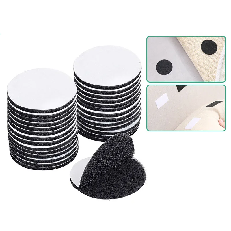 Sticky Dots Strong Self Adhesive Hook and Loop Fastener Tape Nylon Carpet Sticker Adhesivo Redondo Hook Loop Glue Tape for DIY
Sticky Dots Strong Self Adhesive Hook and Loop Fastener Tape Nylon Carpet Sticker Adhesivo Redondo Hook Loop Glue Tape for DIY