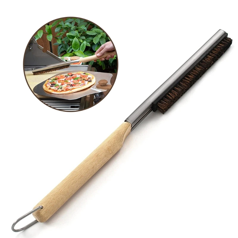 Щетка для гриля и барбекю, Резиновая деревянная ручка с щетиной стебля ладони, безопасная Очищающая щетка для барбекю, все типы инструменто...
Щетка для гриля и барбекю, Резиновая деревянная ручка с щетиной стебля ладони, безопасная Очищающая щетка для барбекю, все типы инструменто...