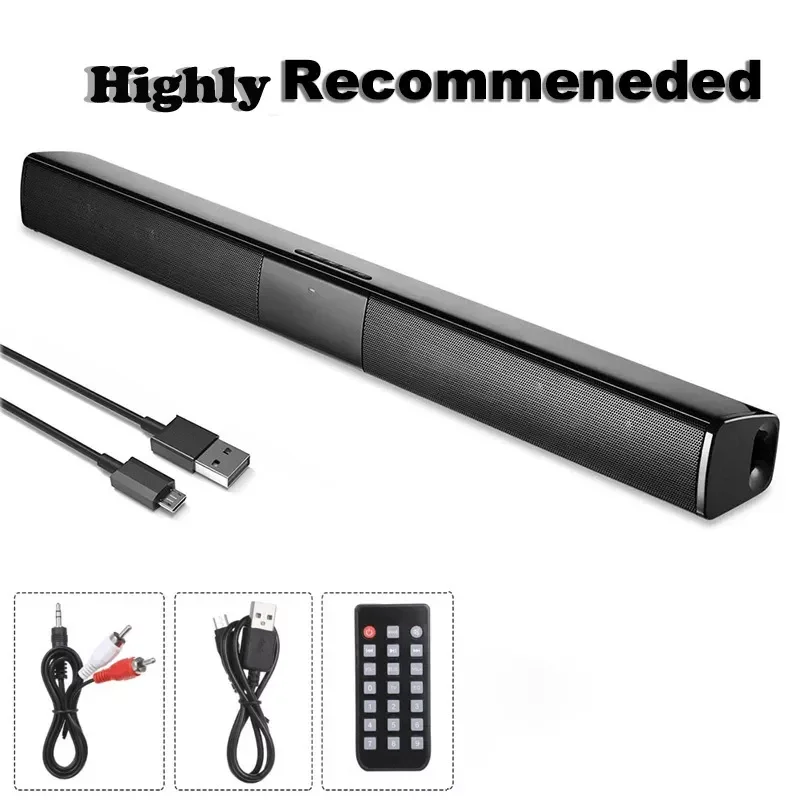 20W TV Sound Bar Wired and Wireless Bluetooth Home Surround SoundBar for PC Theater TV Speaker
20W TV Sound Bar Wired and Wireless Bluetooth Home Surround SoundBar for PC Theater TV Speaker