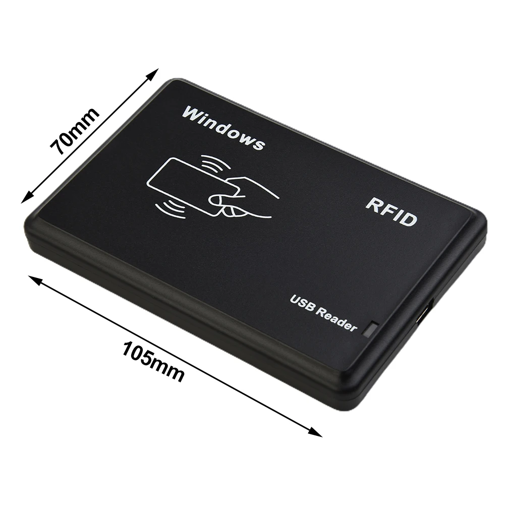 USB-интерфейс 125 кГц, датчик приближения, считыватель смарт-карт RFID 125 кГц, Считыватель Карт RFID с USB-интерфейсом, 120 мм, черный
USB-интерфейс 125 кГц, датчик приближения, считыватель смарт-карт RFID 125 кГц, Считыватель Карт RFID с USB-интерфейсом, 120 мм, черный