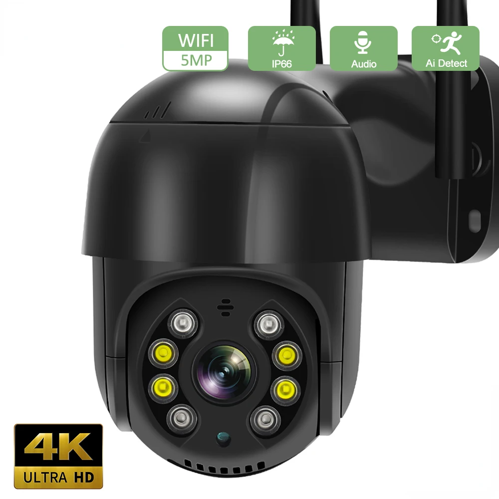 4K WiFi IP Camera Outdoor Wireless Video Surveillance 5MP Dome Cam Support Onvif 1080P Home Security Protection Black Genuine
4K WiFi IP Camera Outdoor Wireless Video Surveillance 5MP Dome Cam Support Onvif 1080P Home Security Protection Black Genuine
