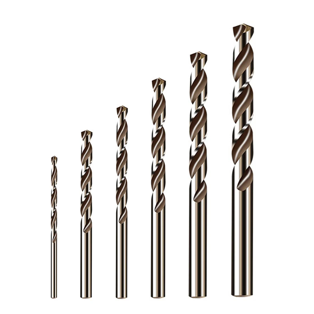 6Pcs HSS M35 Cobalt Drill Bit 3/4/5/6/7/8mm Metal Stainless Steel Aluminum Pipe Drilling Power Tool Electric Drill Accessories
6Pcs HSS M35 Cobalt Drill Bit 3/4/5/6/7/8mm Metal Stainless Steel Aluminum Pipe Drilling Power Tool Electric Drill Accessories