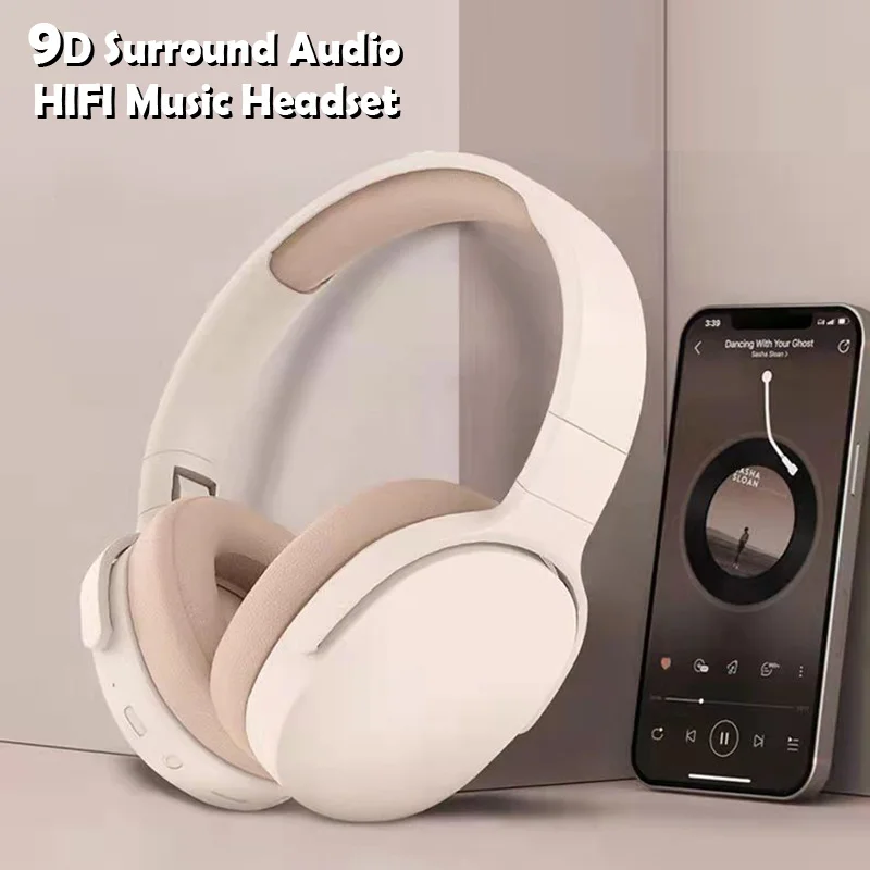 Headphone Bluetooth Over Ear Stereo HIFI Headset Wireless Heavy Bass Game Earphone TF/AUX Music Player with MIC/Radio for Gifts
Headphone Bluetooth Over Ear Stereo HIFI Headset Wireless Heavy Bass Game Earphone TF/AUX Music Player with MIC/Radio for Gifts