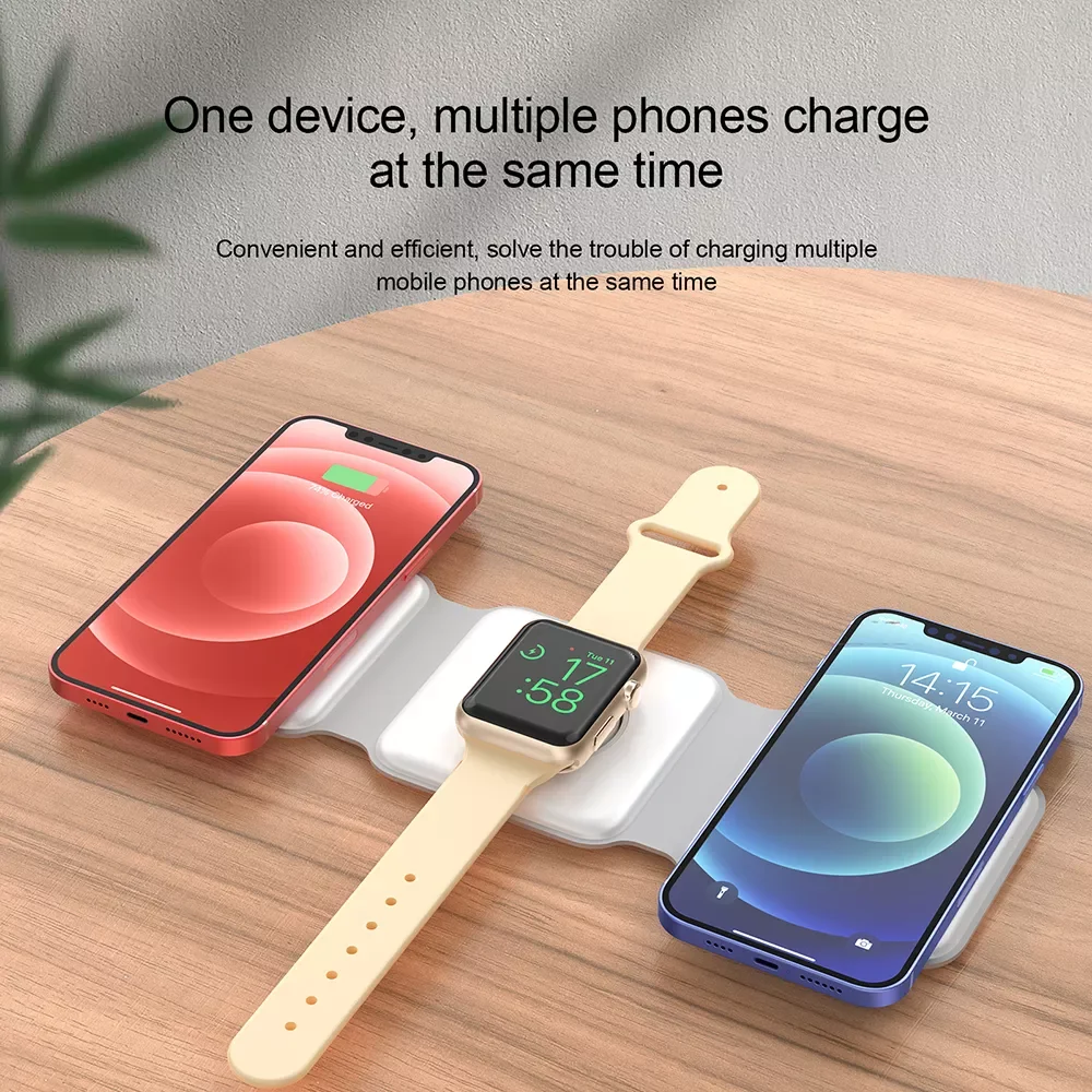 Зарядное устройство 3 в 1 для Apple Watch/AirPod, складное Беспроводное зарядное устройство для iPhone 13, 11, 12pro Max, быстрая портативная беспроводная заря...
Зарядное устройство 3 в 1 для Apple Watch/AirPod, складное Беспроводное зарядное устройство для iPhone 13, 11, 12pro Max, быстрая портативная беспроводная заря...