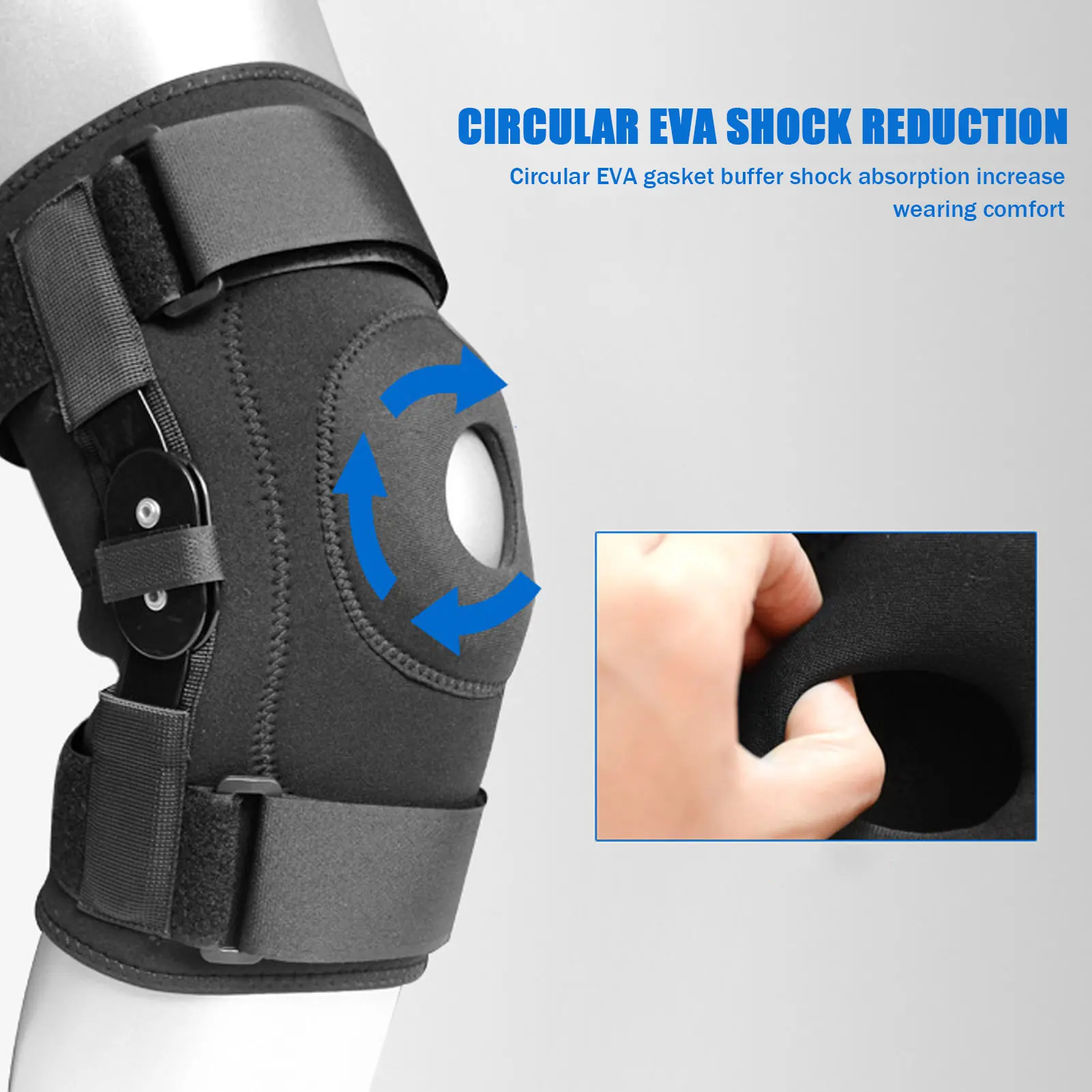 Fitness Hinged Knee Brace Support Adjustable Workout Knee Braces Side Patella Stabilizers With Strap Sports Knee Protective Pads
Fitness Hinged Knee Brace Support Adjustable Workout Knee Braces Side Patella Stabilizers With Strap Sports Knee Protective Pads