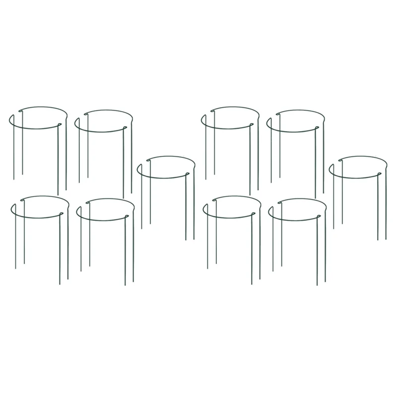 Plant Support Stake 20-Pack Half Round Metal Garden Plant Supports Ring Garden Border Supports For Tomato Flowers Vine
Plant Support Stake 20-Pack Half Round Metal Garden Plant Supports Ring Garden Border Supports For Tomato Flowers Vine
