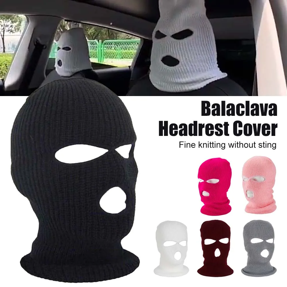 Automobiles Seat Covers Car Seat Headrest Cover Balaclava 3Hole Full Halloween Funny Car Decorations Interior Accessories
Automobiles Seat Covers Car Seat Headrest Cover Balaclava 3Hole Full Halloween Funny Car Decorations Interior Accessories