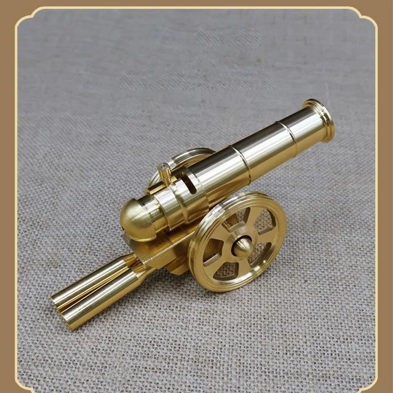 Brass Metal Cannon Model Sculpture Retro Home Decoration Office Desktop Accessorie Statue Model Ornament for Xmas Birthday Gifts 
Brass Metal Cannon Model Sculpture Retro Home Decoration Office Desktop Accessorie Statue Model Ornament for Xmas Birthday Gifts