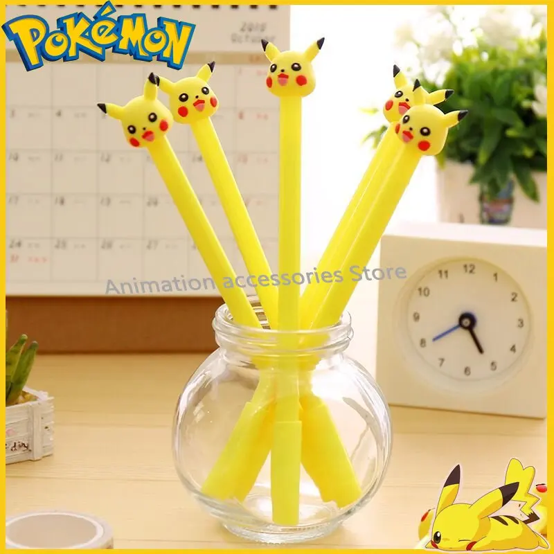 Anime Pokemon Pikachu Cartoon Gel Pen Stationery Student Black Blue Signature Water-Based Paint
Anime Pokemon Pikachu Cartoon Gel Pen Stationery Student Black Blue Signature Water-Based Paint