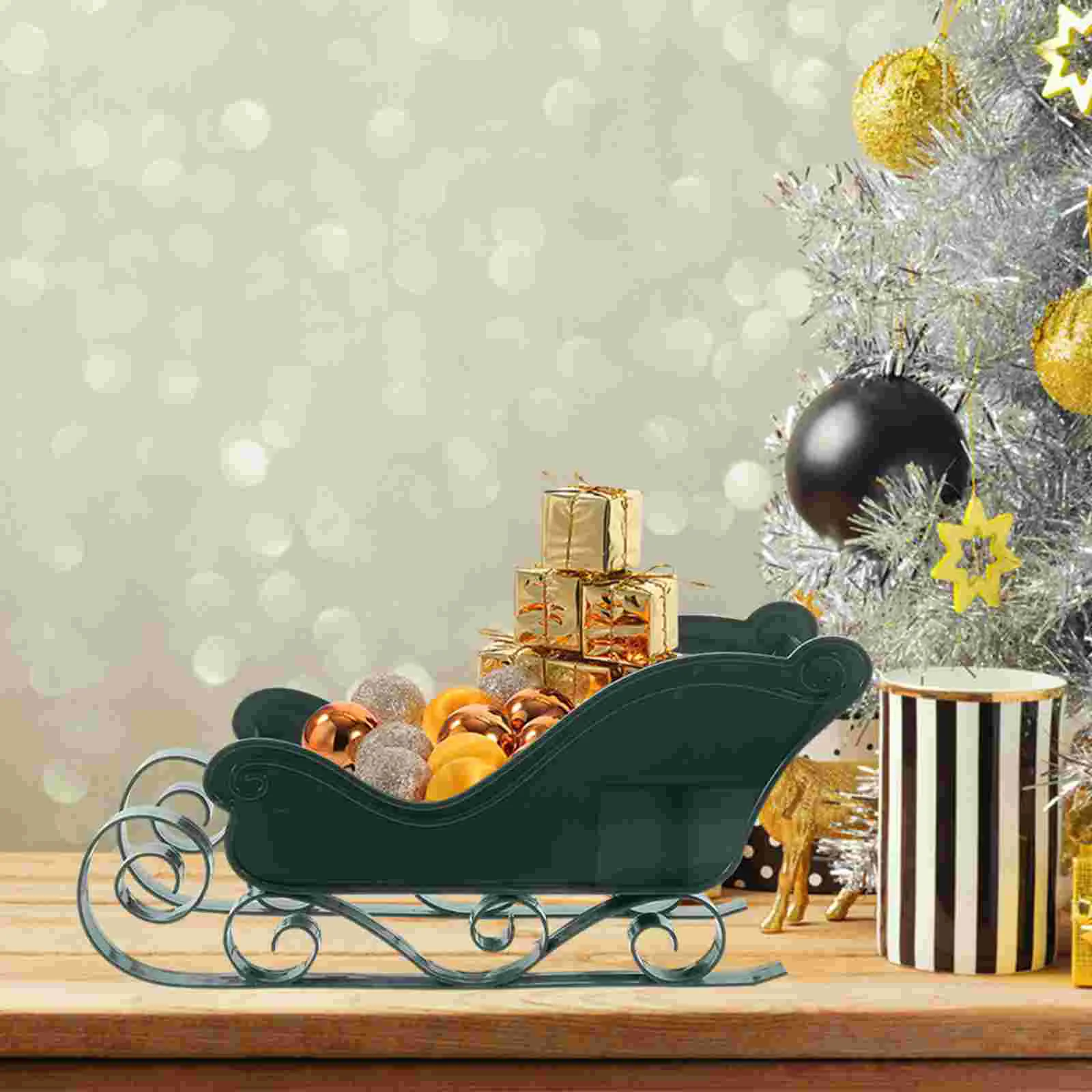 Christmas Tree Ornaments Sleigh Adornment Theme Decoration Mini Plastic Sled Desktop Model Decorations Props
Christmas Tree Ornaments Sleigh Adornment Theme Decoration Mini Plastic Sled Desktop Model Decorations Props