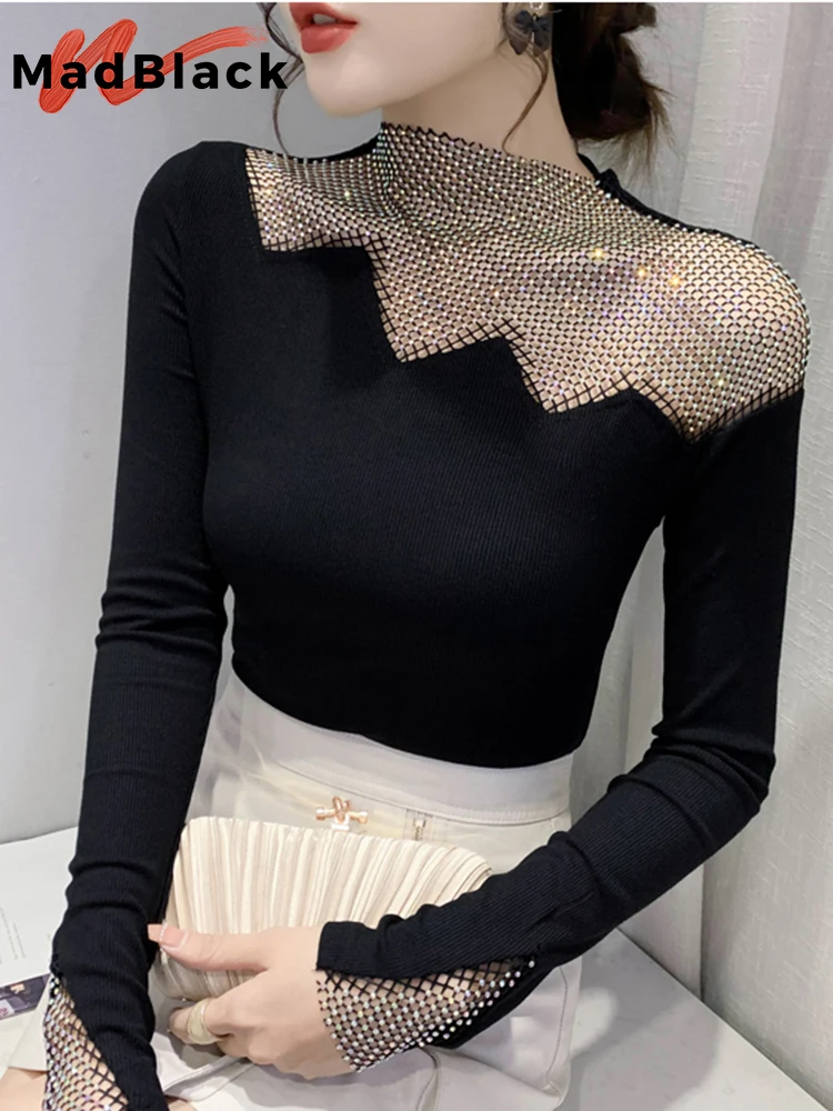 MadBlack Summer European Clothes Lady Cotton T-Shirt Chic Sexy Patchwork Shiny Diamonds Women Tops Half Sleeve 2023 Tees T23409X
MadBlack Summer European Clothes Lady Cotton T-Shirt Chic Sexy Patchwork Shiny Diamonds Women Tops Half Sleeve 2023 Tees T23409X