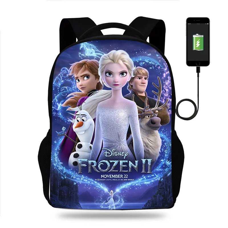 Disney Frozen Elsa Anna Backpack Boy Girl School Bags Children Teenager USB Charging Daily Travel Backpack Mochila
Disney Frozen Elsa Anna Backpack Boy Girl School Bags Children Teenager USB Charging Daily Travel Backpack Mochila