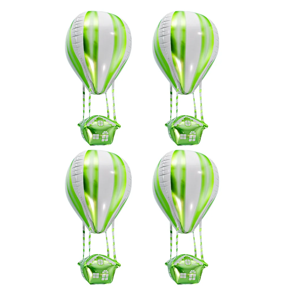 4 Pcs Floating Balloon Inflatables 4D Hot Air Balloon Shape Aluminum Foil Balloons Aluminum Film Balloon Ornaments Kids
4 Pcs Floating Balloon Inflatables 4D Hot Air Balloon Shape Aluminum Foil Balloons Aluminum Film Balloon Ornaments Kids