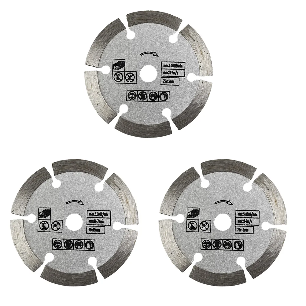 3pcs Glass Cutting Disc Angle Grinder Attachment Cutting Discs 75×1.6×10mm For Cutting Wood Metal Plastic Glass Stone
3pcs Glass Cutting Disc Angle Grinder Attachment Cutting Discs 75×1.6×10mm For Cutting Wood Metal Plastic Glass Stone