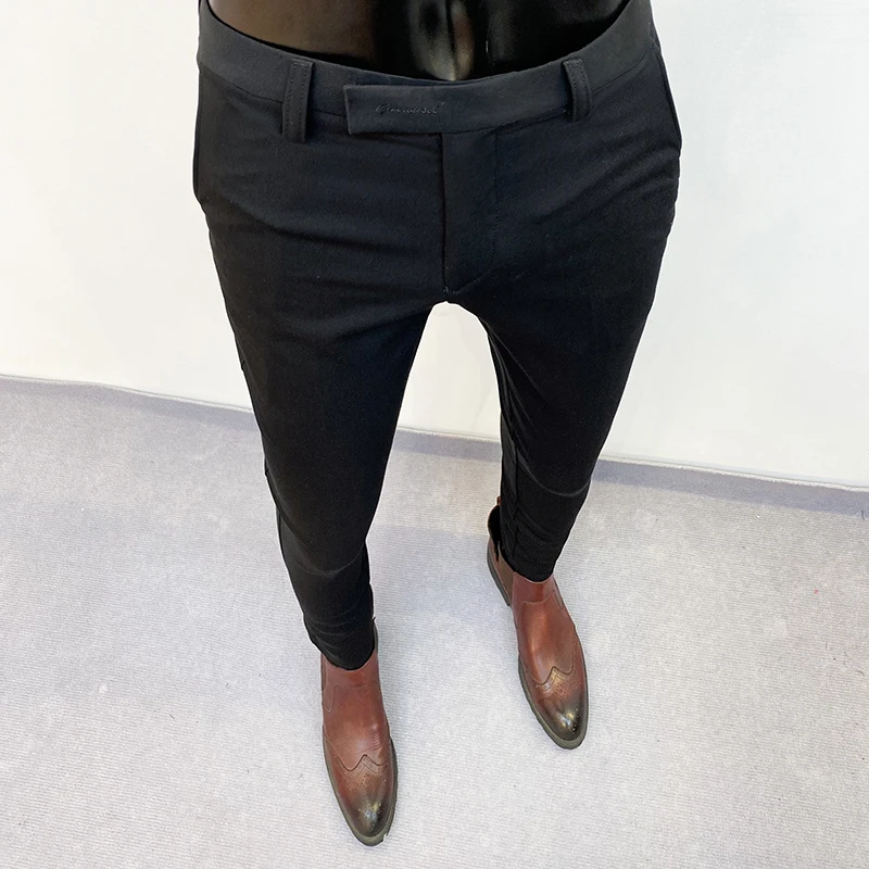 2022 Autumn Winter Casual Business Suit Pants Men Solid Color Office Social Formal Dress Pants Slim Streetwear Wedding Trousers
2022 Autumn Winter Casual Business Suit Pants Men Solid Color Office Social Formal Dress Pants Slim Streetwear Wedding Trousers