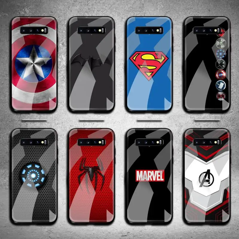 Marvel Superhero LOGO Phone Case Tempered Glass For Samsung S20 Plus S7 S8 S9 S10 Note 8 9 10 Plus
Marvel Superhero LOGO Phone Case Tempered Glass For Samsung S20 Plus S7 S8 S9 S10 Note 8 9 10 Plus