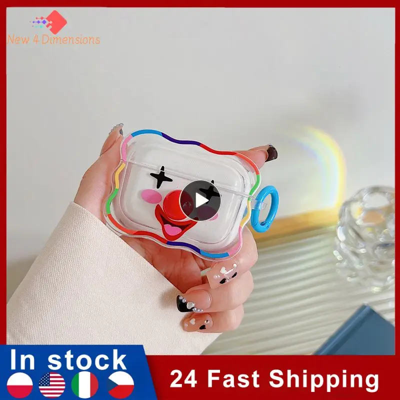 Transparent For Apple Earphones Suitable For Airpods Earphone Case For Airpods Earphone Cover Clown Cute Simple Graffiti
Transparent For Apple Earphones Suitable For Airpods Earphone Case For Airpods Earphone Cover Clown Cute Simple Graffiti