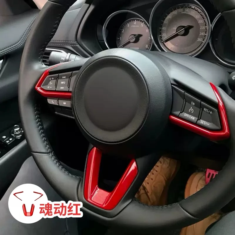 Car Red Steering Wheel Trim Circle Sequins Cover Sticker For Mazda CX-5 2017 2018 2019 2020 2021 2022
Car Red Steering Wheel Trim Circle Sequins Cover Sticker For Mazda CX-5 2017 2018 2019 2020 2021 2022