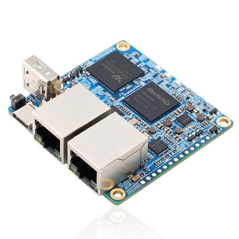 Материнская плата для Orangepi R1 Plus LTS с двойным гигабитным портом Ethernet RK3328, мягкая маршрутизация
Материнская плата для Orangepi R1 Plus LTS с двойным гигабитным портом Ethernet RK3328, мягкая маршрутизация