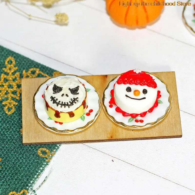 1Set Dollhouse Miniature Mini Simulation Fruit Halloween Christmas Cake Saucer DIY Accessor For Food Play Decorate Baby Gift
1Set Dollhouse Miniature Mini Simulation Fruit Halloween Christmas Cake Saucer DIY Accessor For Food Play Decorate Baby Gift