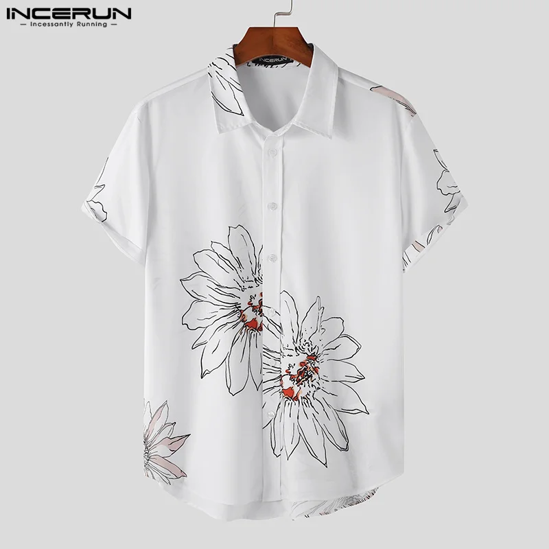 Men Casual Shirt Flower Print Summer Lapel Short Sleeve Button Streetwear Men Clothing 2023 Korean Leisure Shirts S-5XL INCERUN
Men Casual Shirt Flower Print Summer Lapel Short Sleeve Button Streetwear Men Clothing 2023 Korean Leisure Shirts S-5XL INCERUN