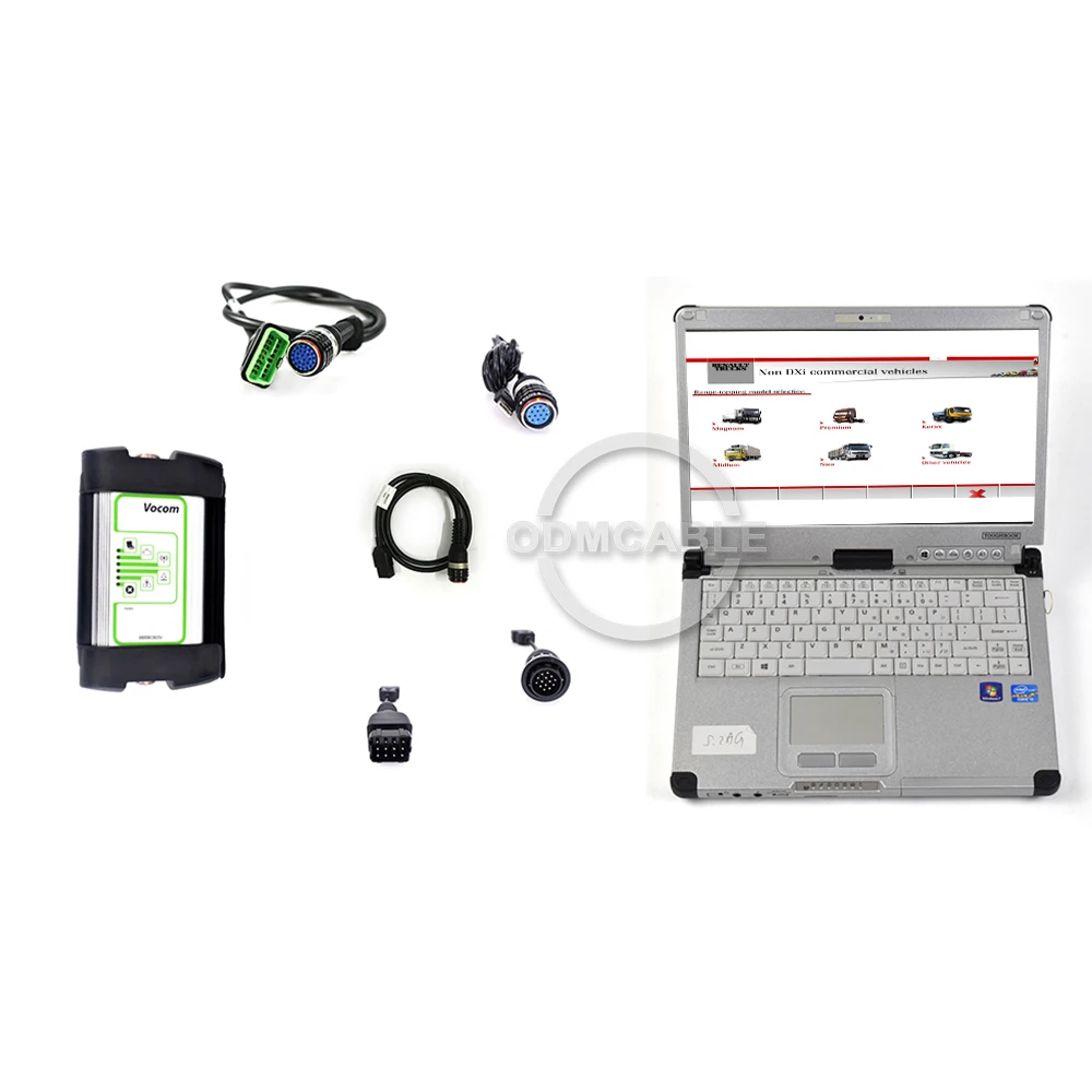 CF C2 laptop with Renault diagnosis software truck excavator engine scanner tool with OBD II 16 pin diagnotic cable
CF C2 laptop with Renault diagnosis software truck excavator engine scanner tool with OBD II 16 pin diagnotic cable