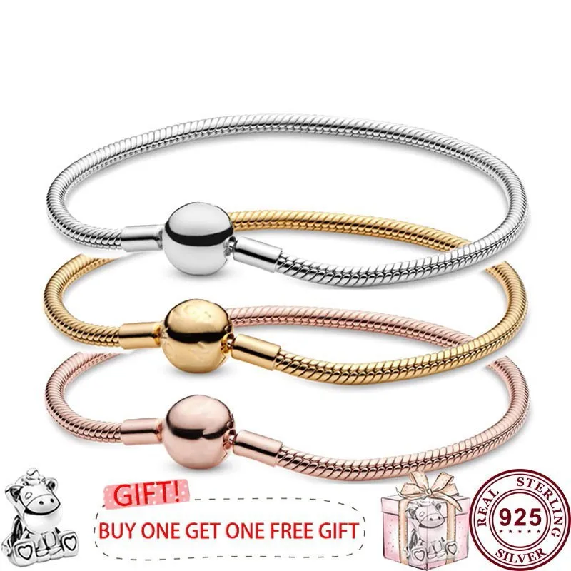 Hot 925 Silver Exquisite Round Button Snake Bone Women's Bracelet Is Suitable For Original High-quality Feminine Charm Jewelry
Hot 925 Silver Exquisite Round Button Snake Bone Women's Bracelet Is Suitable For Original High-quality Feminine Charm Jewelry