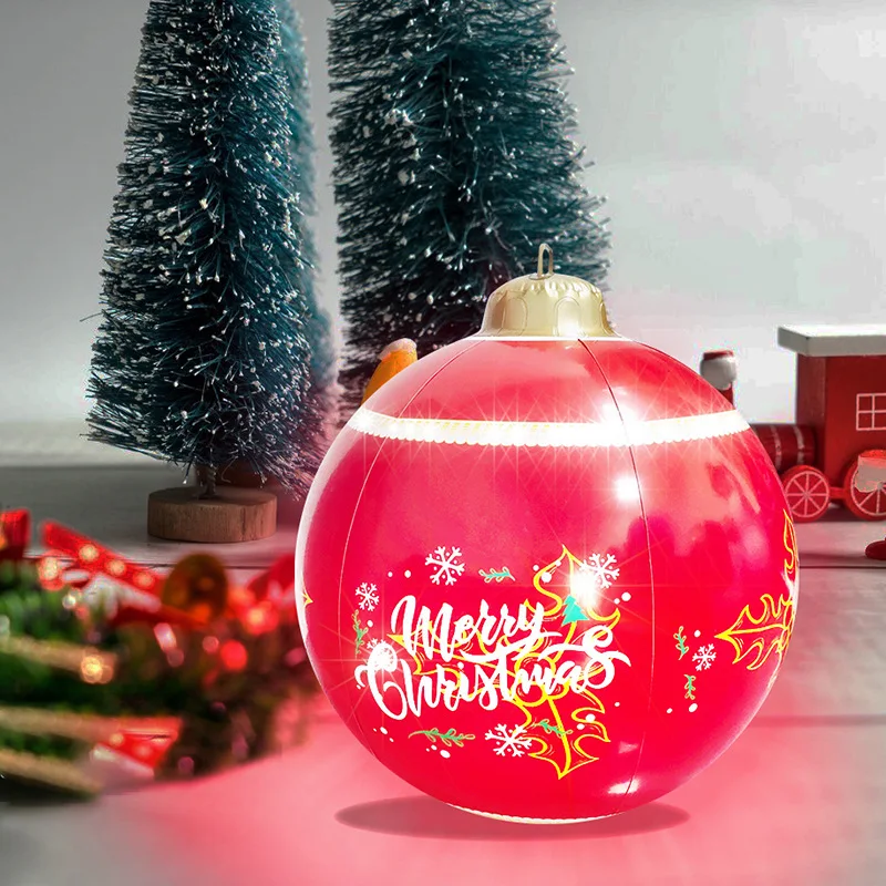 60cm Large PVC Christmas Balls Decorations Christmas Tree Gift Xmas Hristmas Home Outdoor Inflatable Toys Decor New Year 2023
60cm Large PVC Christmas Balls Decorations Christmas Tree Gift Xmas Hristmas Home Outdoor Inflatable Toys Decor New Year 2023