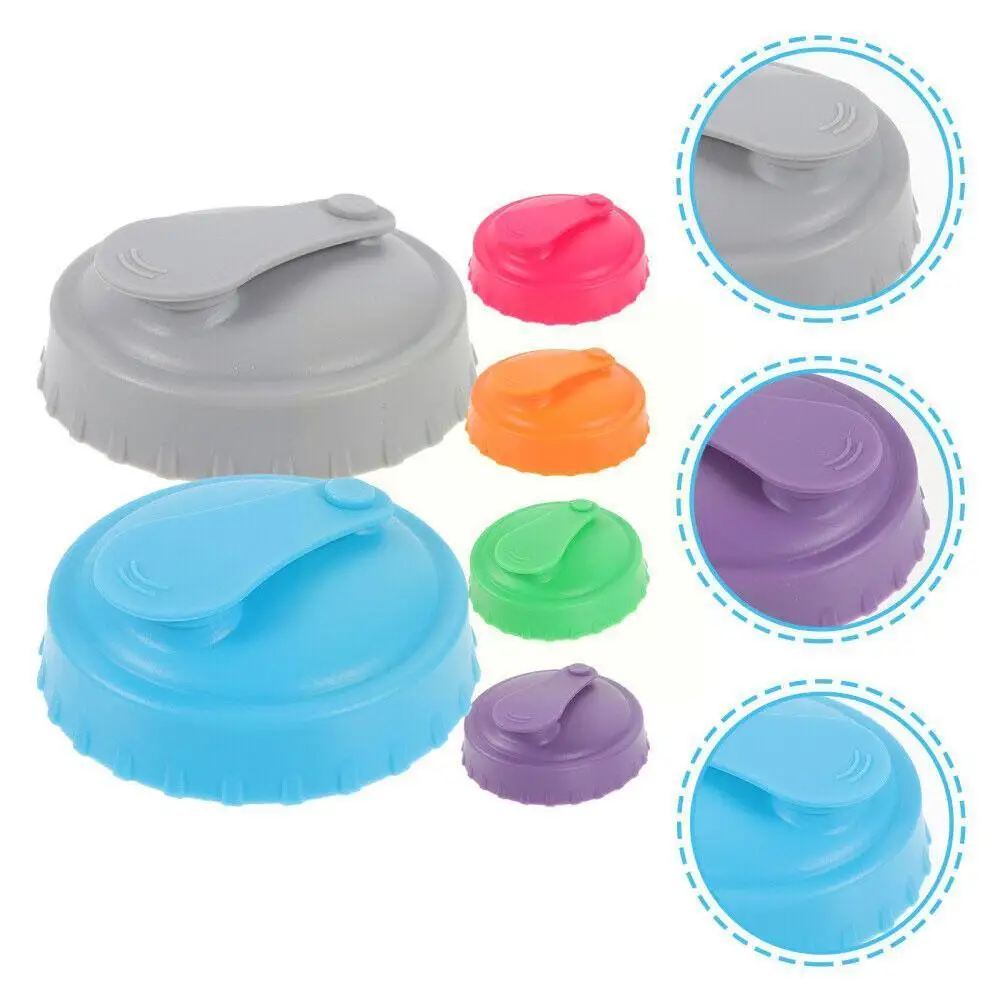 

1pcs Leak-proof Sealing Bottle Cap Soda Saver Beverage Reusable Covers Silicone Caps Beverage Lids Beer Can Stopper Can Can M9u5