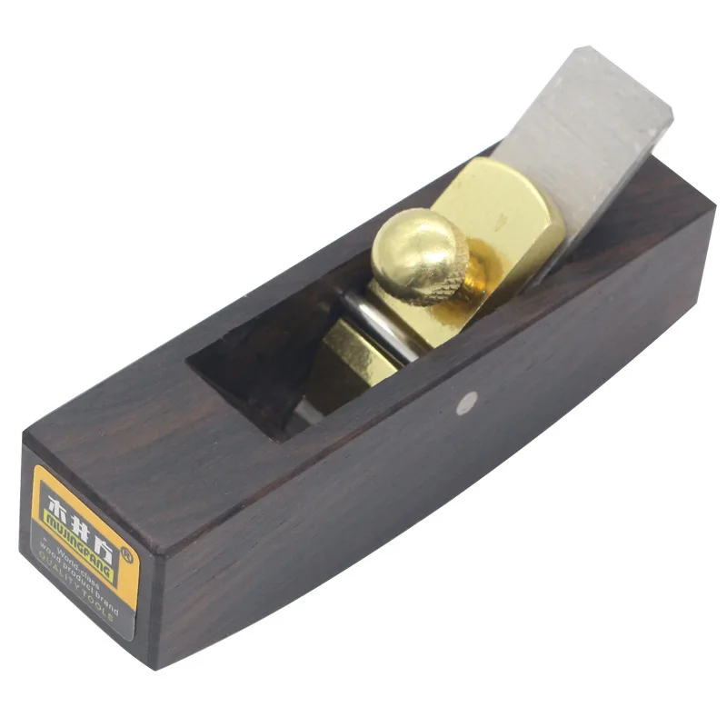 DIY Mini Ebony Wood Planer Easy Operated Hand Tool Durable Flat Bottom Wood Trimming Plane for Woodworking Wooden Planing
DIY Mini Ebony Wood Planer Easy Operated Hand Tool Durable Flat Bottom Wood Trimming Plane for Woodworking Wooden Planing
