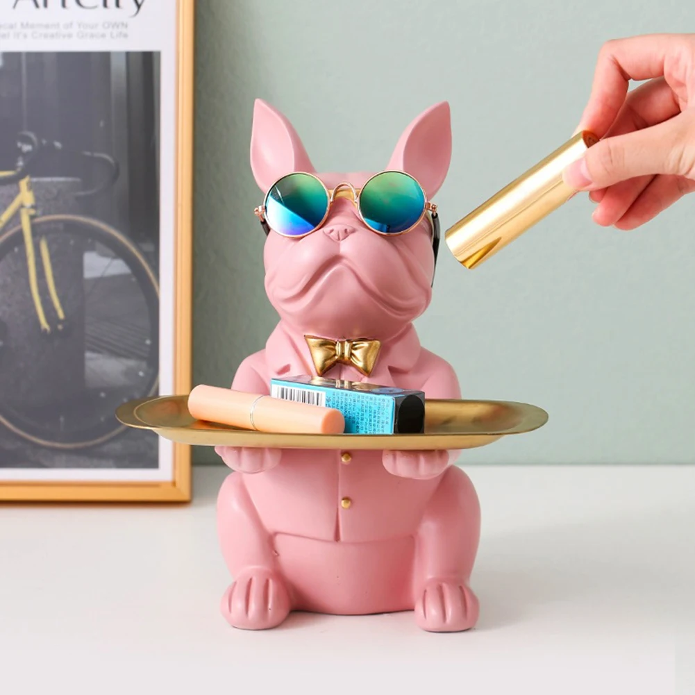 Nordic French Bulldog Sculpture Dog Statue Statue Jewelry Storage Table Decoration Gift Belt Plate Glasses Tray Home Art Statue
Nordic French Bulldog Sculpture Dog Statue Statue Jewelry Storage Table Decoration Gift Belt Plate Glasses Tray Home Art Statue