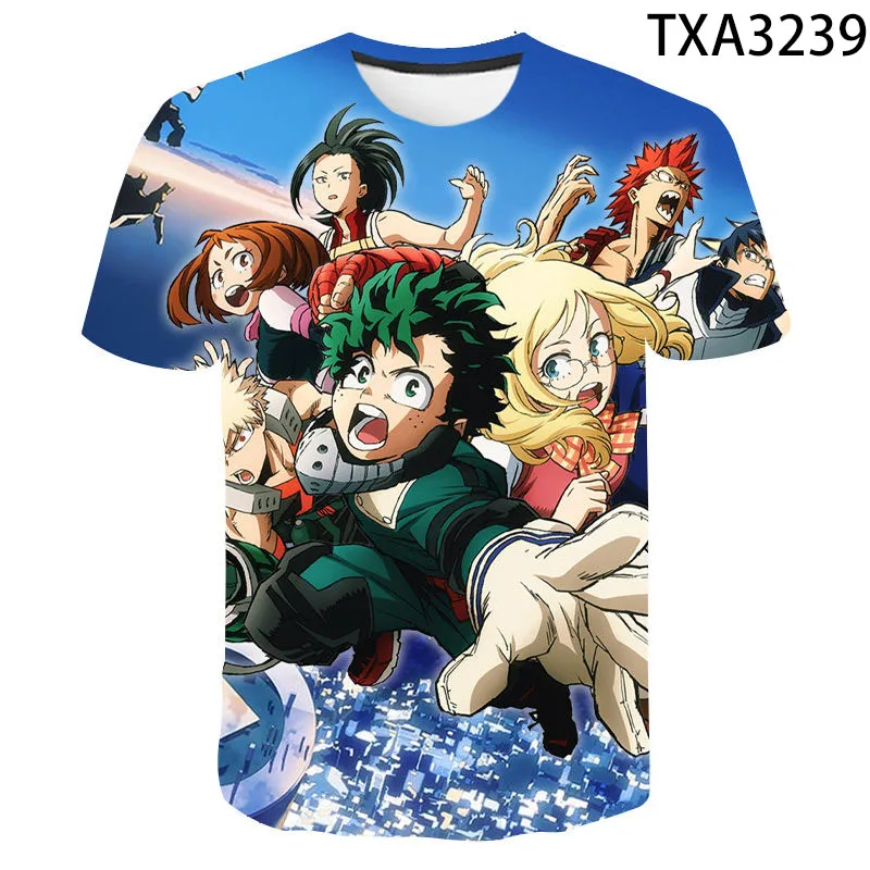 2020 New My Hero Academia 3D T Shirt Men Women Children Summer Short Sleeve Tops Tee Boku No Hero Academia Funny Anime T-shirt
2020 New My Hero Academia 3D T Shirt Men Women Children Summer Short Sleeve Tops Tee Boku No Hero Academia Funny Anime T-shirt