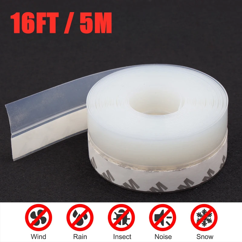 5M Self Adhesive Weatherstrip 3 Color Weather Strip Door Sealing Bar Door House Door Bottom Window Seal Window Sealing Tape
5M Self Adhesive Weatherstrip 3 Color Weather Strip Door Sealing Bar Door House Door Bottom Window Seal Window Sealing Tape