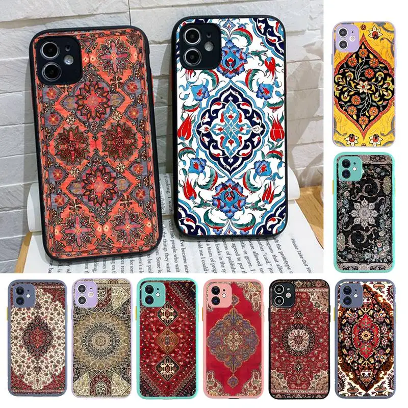 Persian carpet Floral pattern Phone Case for iPhone X XR XS 7 8 Plus 11 12 13 pro MAX 13mini Translucent Matte Case
Persian carpet Floral pattern Phone Case for iPhone X XR XS 7 8 Plus 11 12 13 pro MAX 13mini Translucent Matte Case