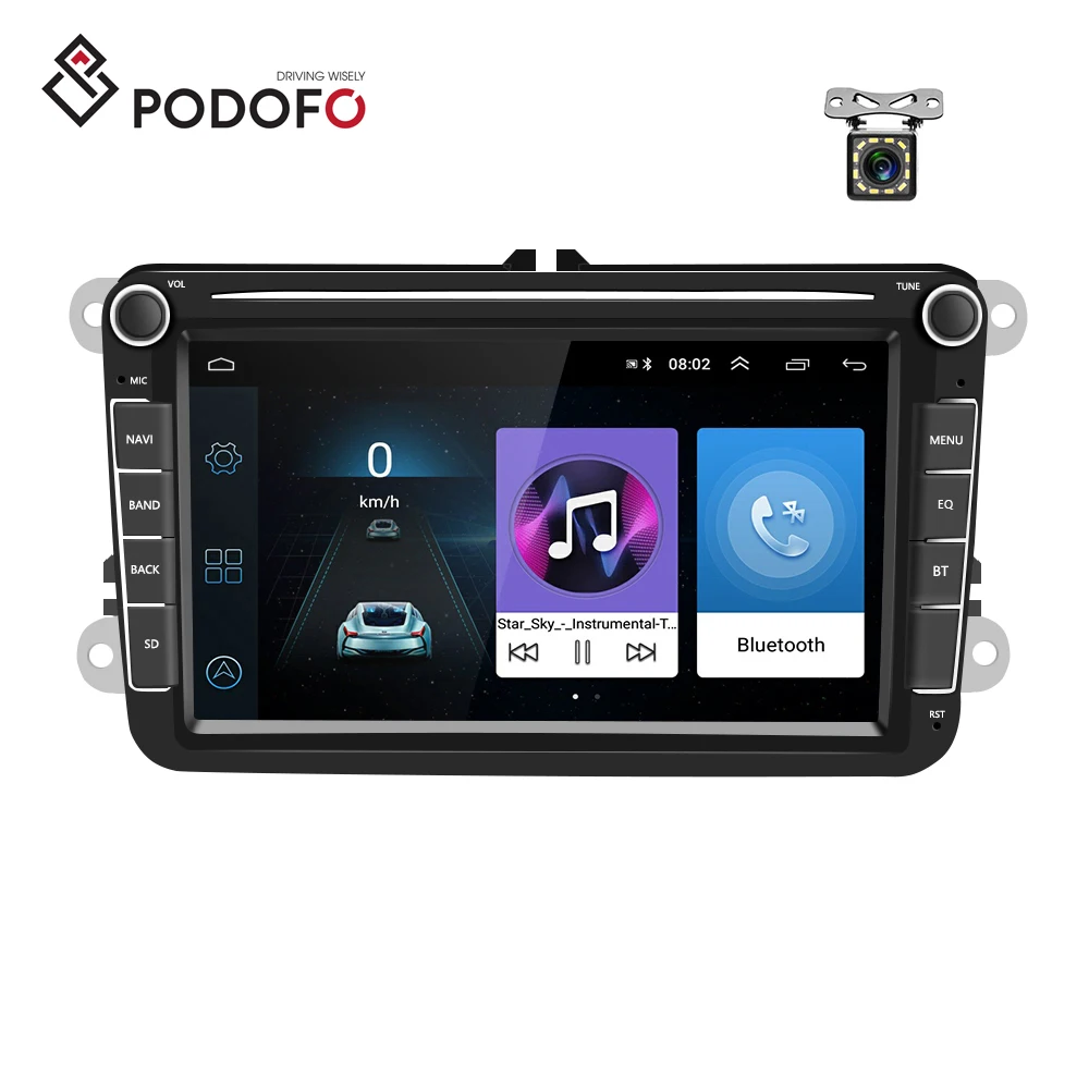 Podofo 8" Android 8.1 2 Din Car Radio GPS BT Car Stereo FM AM For VW/PASSAT/POLO/GOLF 5 6 + 12 Led Rear Camera
Podofo 8" Android 8.1 2 Din Car Radio GPS BT Car Stereo FM AM For VW/PASSAT/POLO/GOLF 5 6 + 12 Led Rear Camera