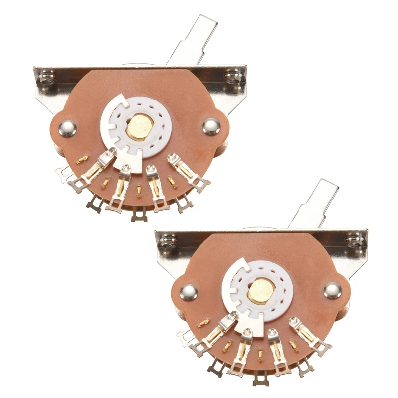 2X 3 Way Lever Pickup Selector Switches for Electric Guitar Switch Replacement
2X 3 Way Lever Pickup Selector Switches for Electric Guitar Switch Replacement
