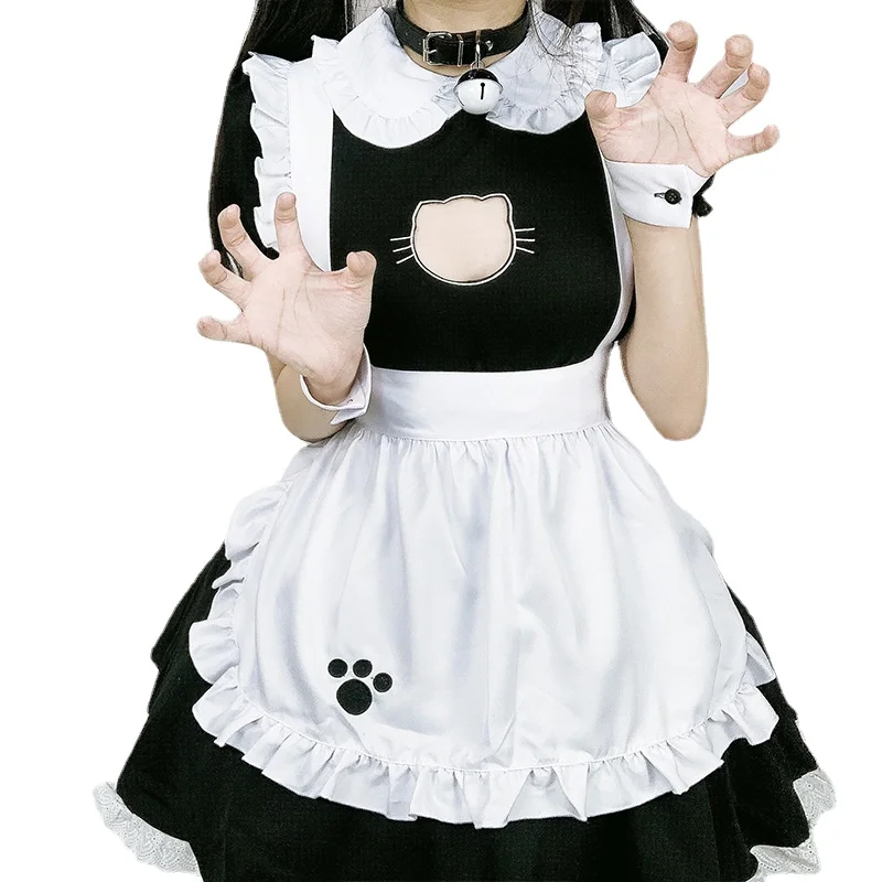 

Косплей хэллоуин аниме игра мягкая девушка лоли горничная милая лолита мягкая девушка горничная платье для ночного клуба вечевечерние нки ...