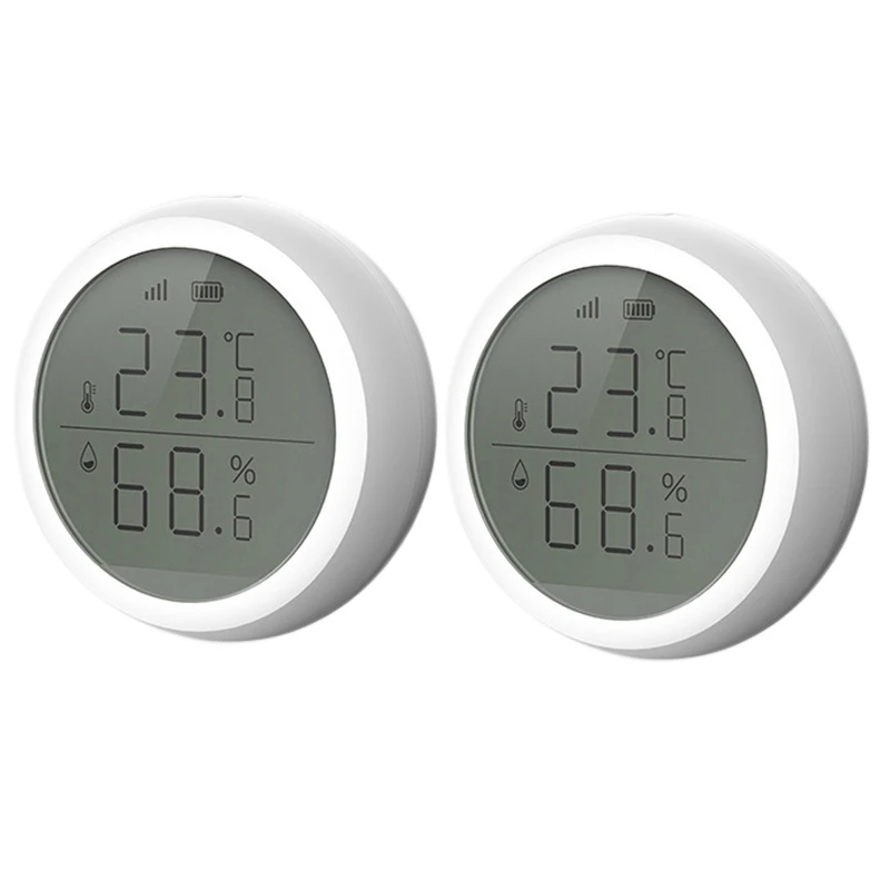2X Zigbee 3.0 беспроводной датчик температуры Tuya и Smart Life App датчик температуры и влажности
2X Zigbee 3.0 беспроводной датчик температуры Tuya и Smart Life App датчик температуры и влажности