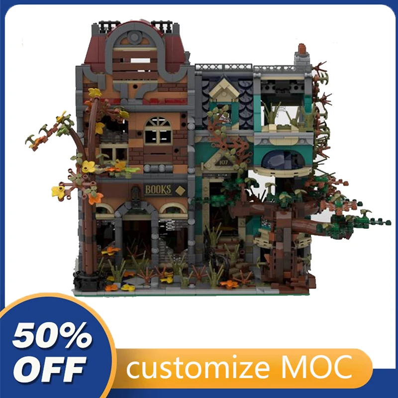 3281PCS Customized MOC Modular 10270 Bookshop street view Model Building Blocks Bricks Children birthday toys Christmas gifts
3281PCS Customized MOC Modular 10270 Bookshop street view Model Building Blocks Bricks Children birthday toys Christmas gifts