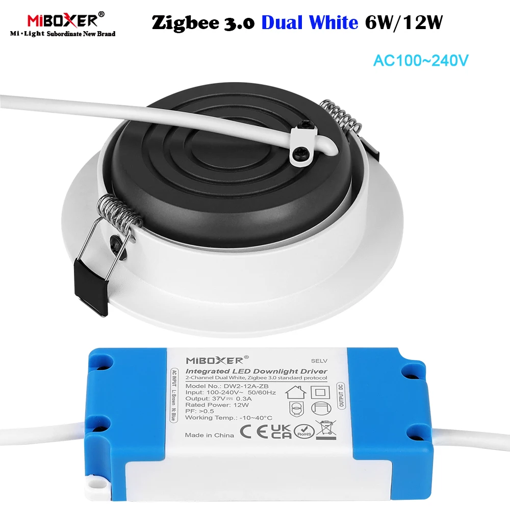Miboxer Zigbee 3,0 6 Вт/12 Вт двойной белый светодиодный круглый потолочный светильник AC 110 В 220 В панельная лампа Zigbee 3,0 с дистанционным управлением
Miboxer Zigbee 3,0 6 Вт/12 Вт двойной белый светодиодный круглый потолочный светильник AC 110 В 220 В панельная лампа Zigbee 3,0 с дистанционным управлением