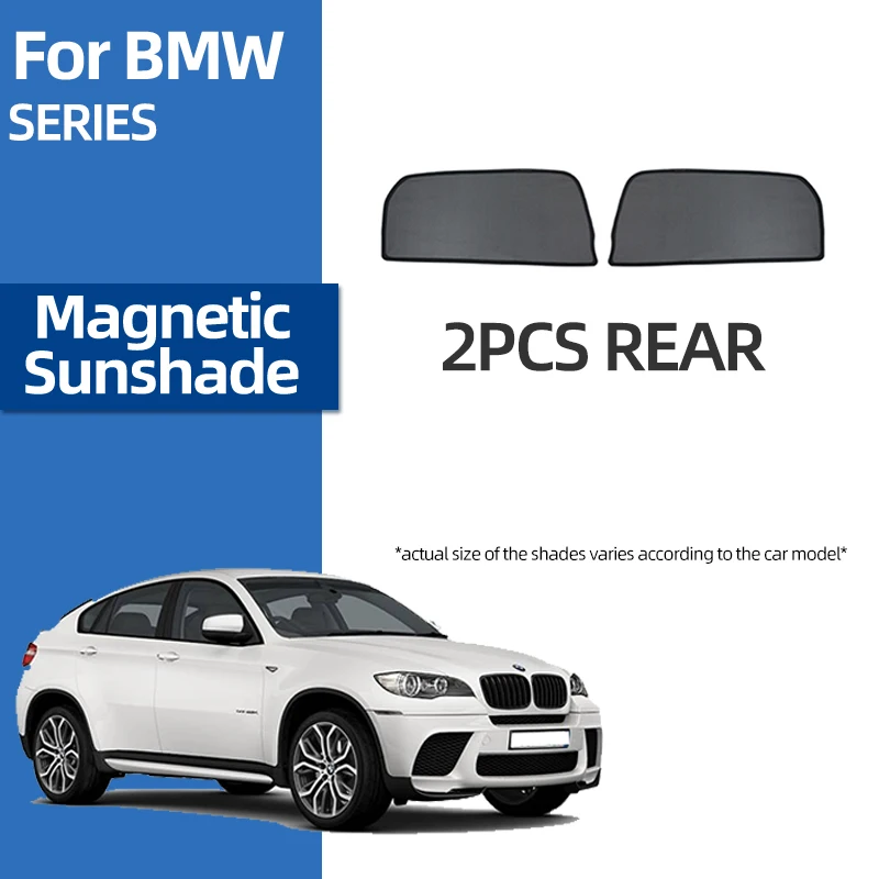 For BMW X1 X2 X3 X4 X5 F20 F45 F46 E90 E60 F30 F31 F10 G20 F11 G30 E84 F48 G01 F26 G02 F15 2PCS Rear Window Sunshade Car Visor
For BMW X1 X2 X3 X4 X5 F20 F45 F46 E90 E60 F30 F31 F10 G20 F11 G30 E84 F48 G01 F26 G02 F15 2PCS Rear Window Sunshade Car Visor