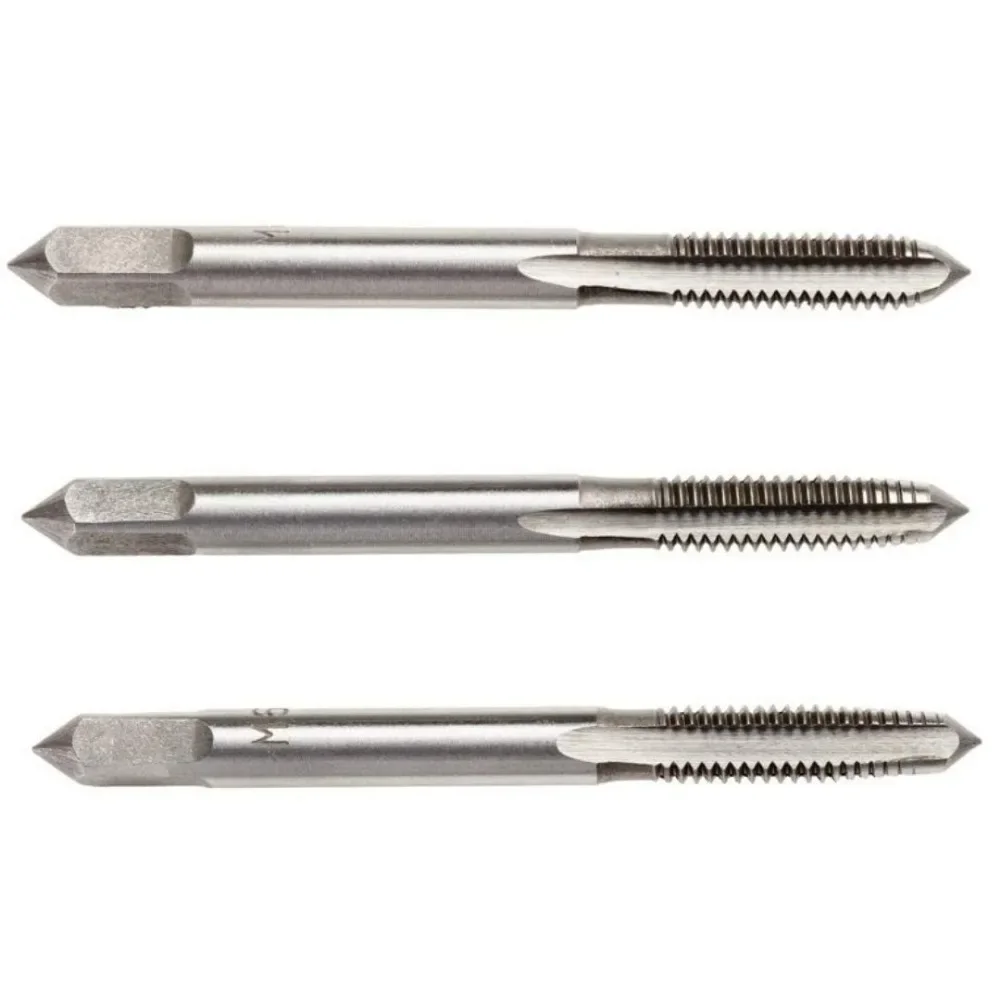Метчики для резьбы M6X1 (3 шт.), HSS
Метчики для резьбы M6X1 (3 шт.), HSS