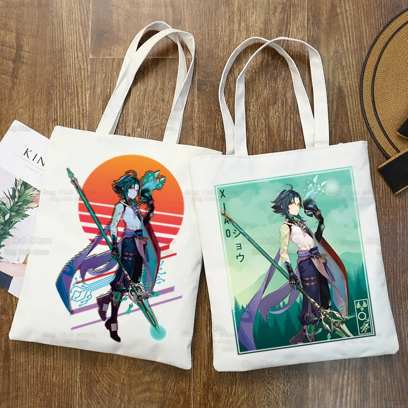 Genshin Impact Xiao Anime Game Shopping Bag Grocery Handbag Bolsas De Tela Tote Bolsa Shopping Bag Jute Tote Fabric Custom
Genshin Impact Xiao Anime Game Shopping Bag Grocery Handbag Bolsas De Tela Tote Bolsa Shopping Bag Jute Tote Fabric Custom