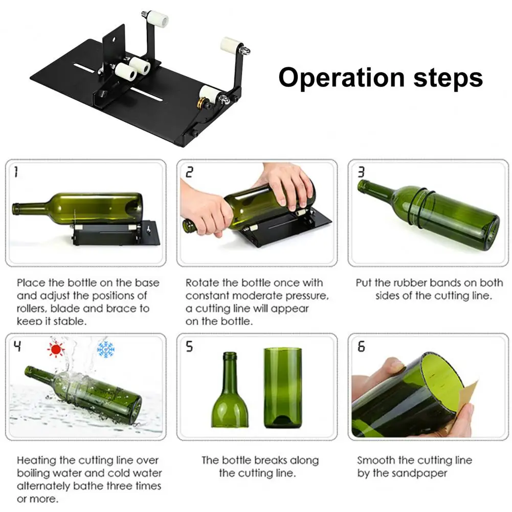 1 Set Practical Wine Glass Bottle Cutter Tools Glass Bottle Cutter Versatile Cut
1 Set Practical Wine Glass Bottle Cutter Tools Glass Bottle Cutter Versatile Cut